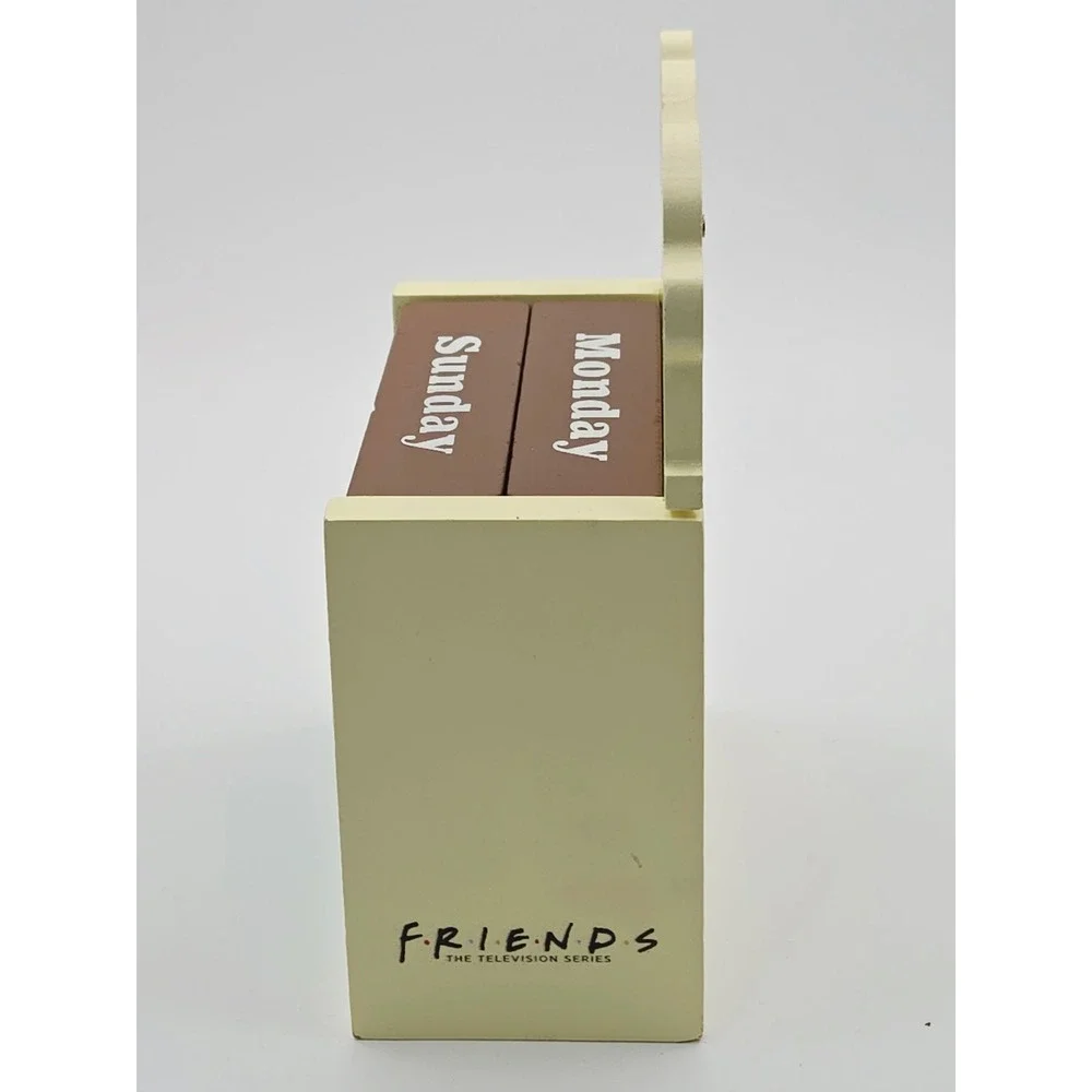 Friends TV Show Central Perk Wooden Perpetual Block Calendar Desktop Decor s21